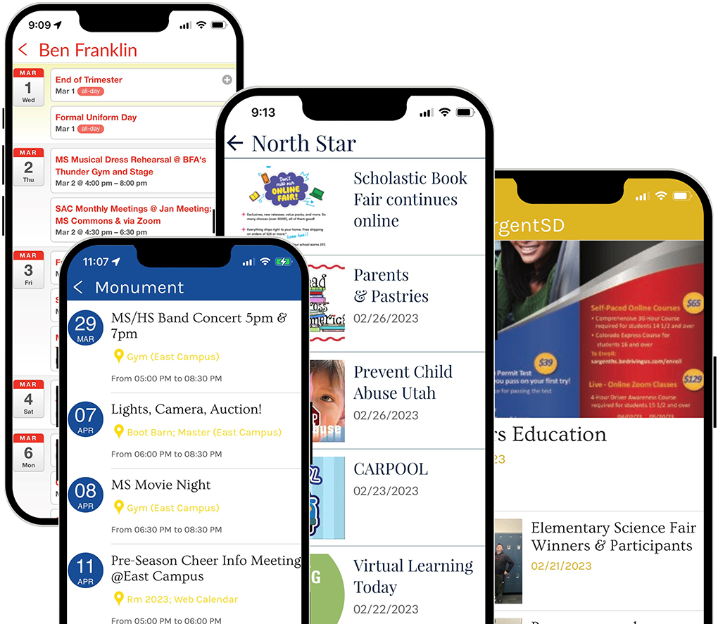 With a custom Mobile App you get news and events